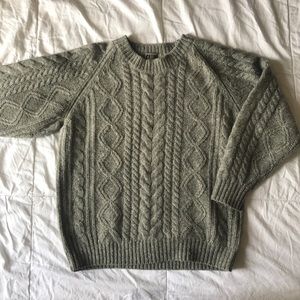Vintage Cassini Wool Cable Knit Sweater